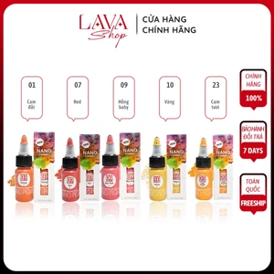 Mực Phun Xăm Môi Bella Nano Pigment chính hãng Đài Loan (Nhiều màu) PXTM