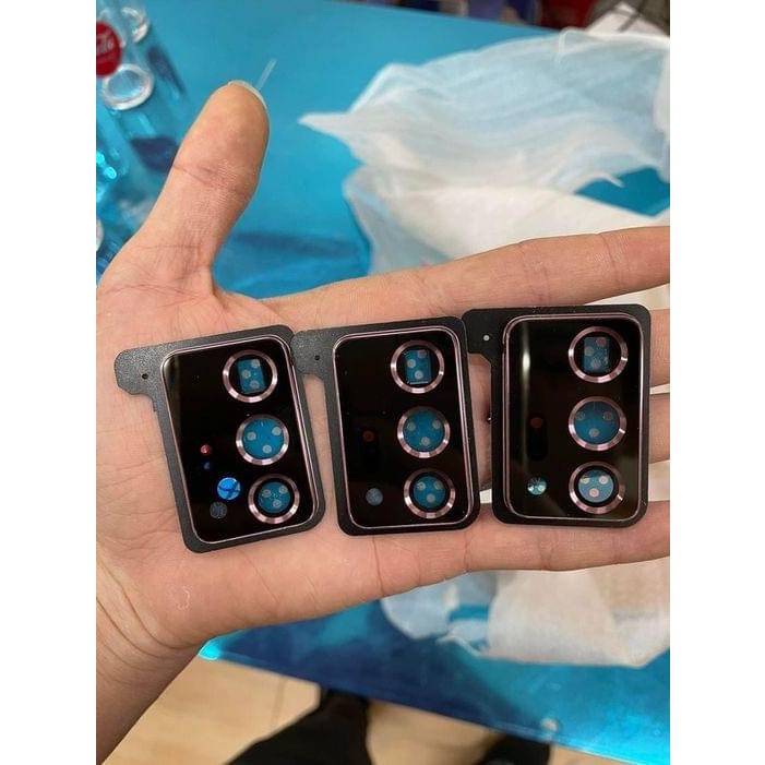 mắt kính camera sam sung note 20 ultra màu vàn đen bóc đẹp