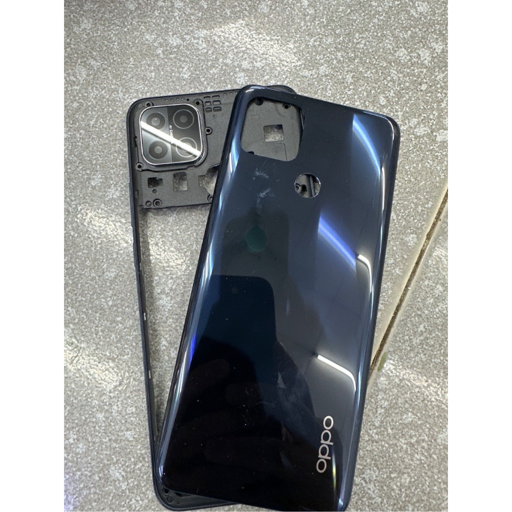 vỏ lưng xương oppo a15/a15s