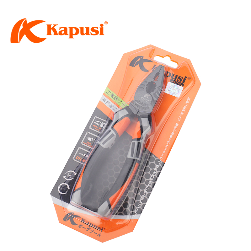 Kìm điện – kìm cắt - nhọn kìm đa năng công nghiệp  KAPUSI TOOLS JAPAN thép CR-V cao cấp, Bộ kìm G