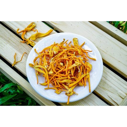 Đông Trùng Hạ Thảo Sấy Khô 100g - Hàng Cao Cấp Sợi Vàng Ươm, Sợi To Thượng Hạng, Bồi Bổ Sức Khỏe, Ngâm Mật Ong Luka Food
