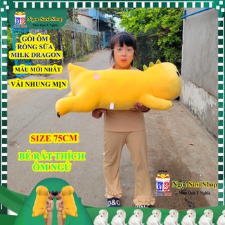 THÚ NHỒI BÔNG CON RỒNG SỮA SIÊU HOT RẤT ĐẸP - GỐI ÔM GẤU BÔNG MILK DRAGON đồ chơi thú bông toy doll