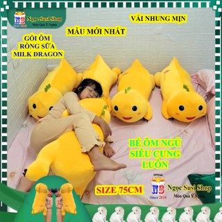 THÚ NHỒI BÔNG CON RỒNG SỮA SIÊU HOT RẤT ĐẸP - GỐI ÔM GẤU BÔNG MILK DRAGON đồ chơi thú bông toy doll