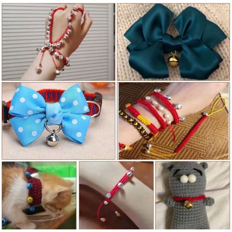 Combo 10 Chuông Vàng / Bạc Nhỏ Dùng Xỏ Vòng,Decor, Làm Đồ Handmade