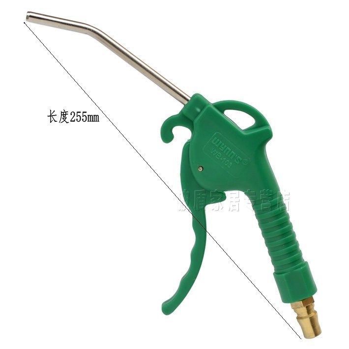 Súng xịt hơi thân nhựa cao cấp Wynn's xịt hơi, dụng cụ xì khô mỏ cong ngắn phù hợp dây máy nén khí, máy bơm hơi