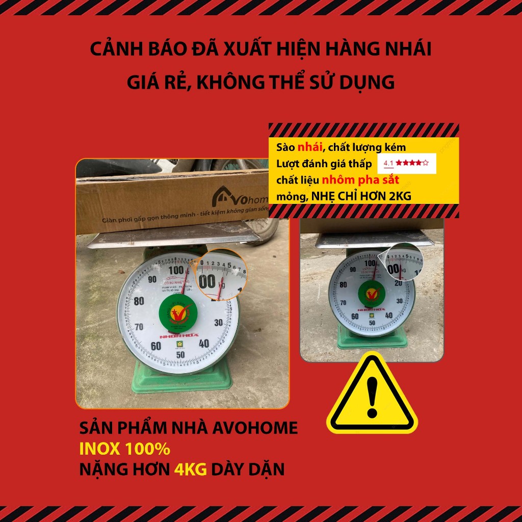 Ảnh Sào phơi quần áo AVOHOME chính hãng loại giàn phơi có bánh xe treo quần áo cho cả gia đình 3