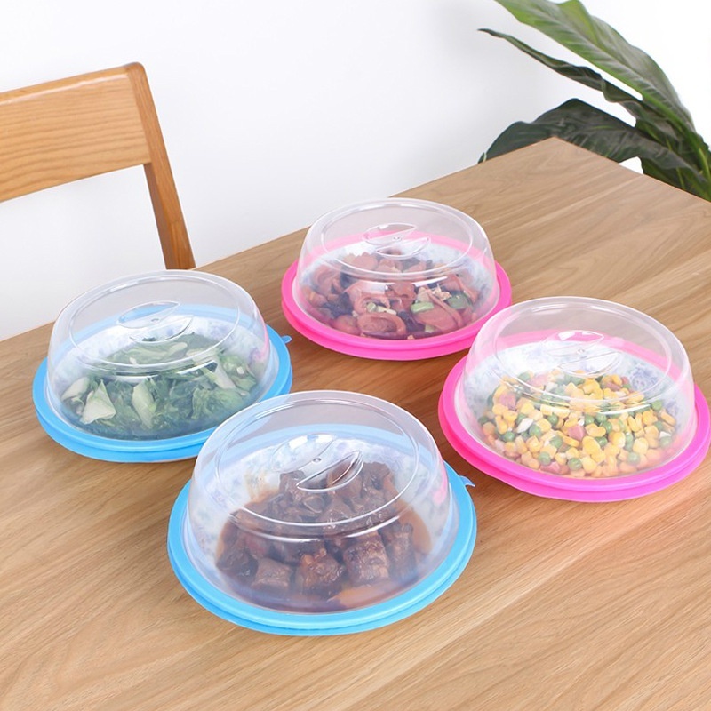 COMBO 3 Nắp silicon đậy thức ăn, dùng được  trong lo vi sóng