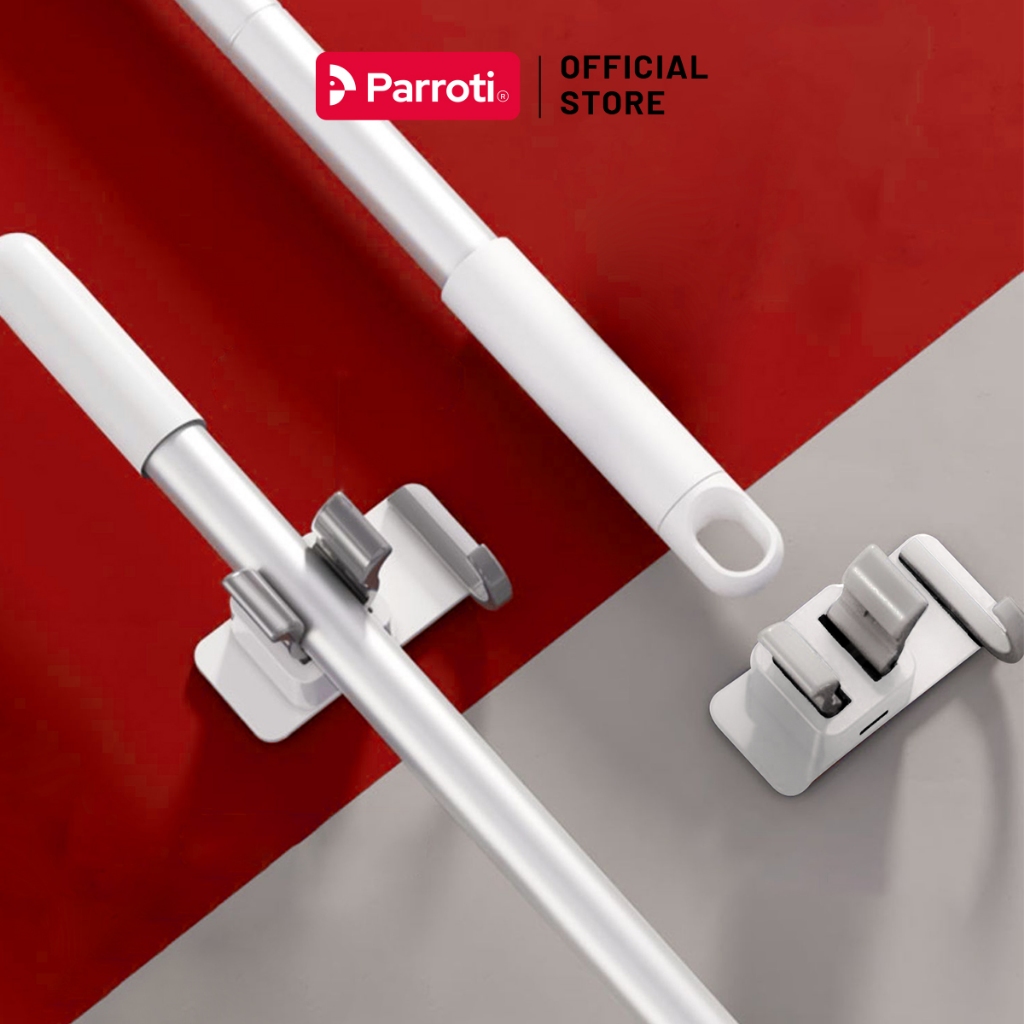 Ảnh Móc treo cây lau nhà dán tường 2 trong 1 Parroti Keeper KP03 4