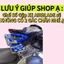 GHẾ SỐ GẬP INOX XE AIRBLADE CÓ VÒNG AN TOÀN CHO BÉ