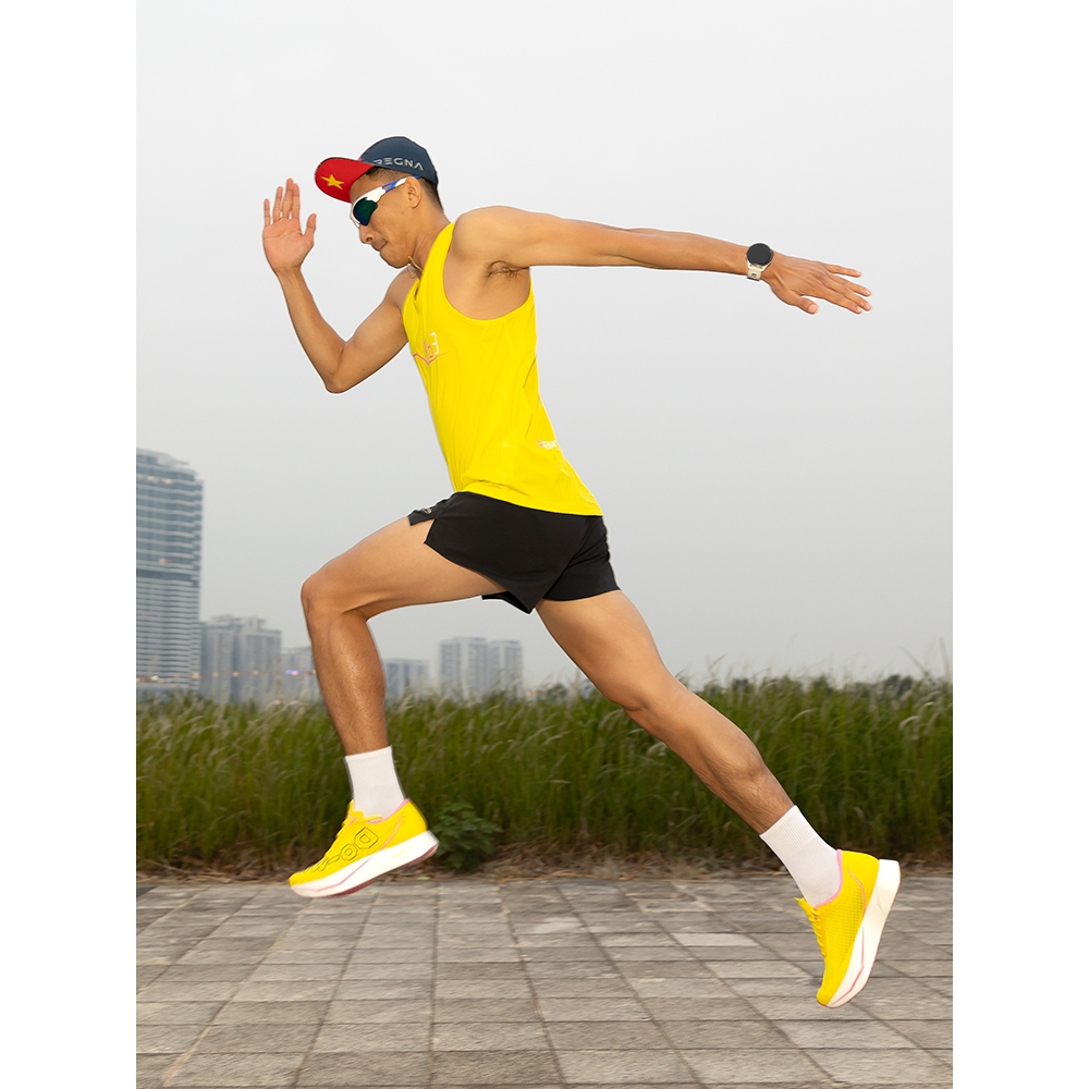 Áo ba lỗ thể thao marathon Do-win dành cho chạy bộ, tập thể thao thường xuyên - Hàng Chính Hãng