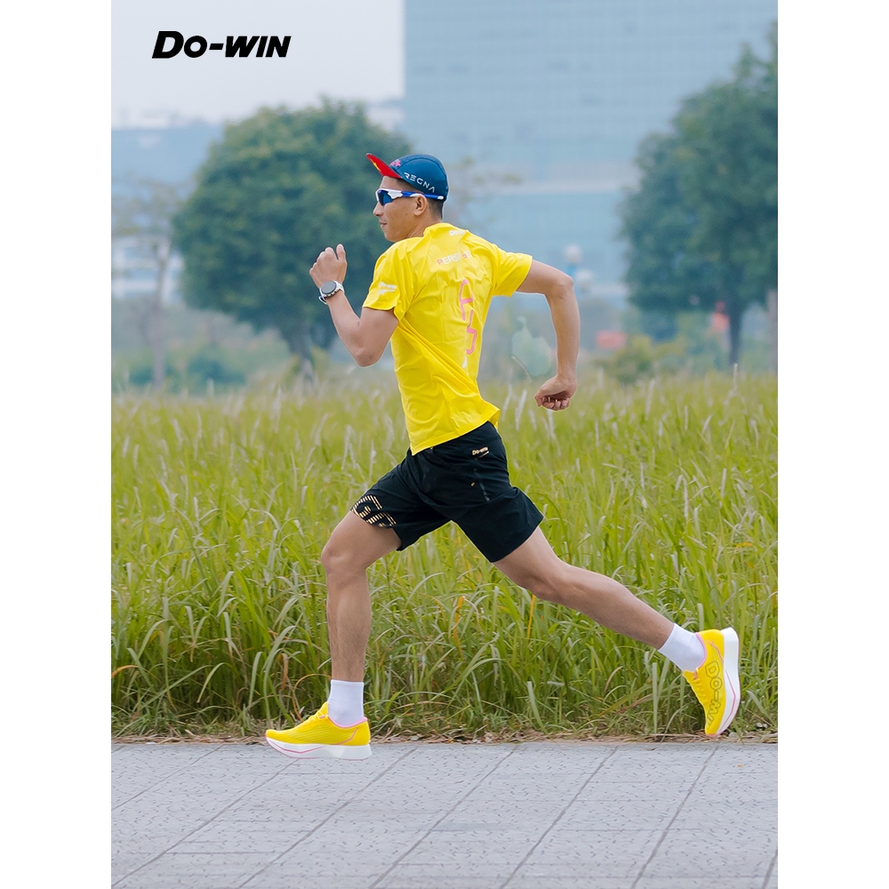 Áo cộc thể thao marathon Do-win dành cho chạy bộ, tập thể thao thường xuyên - Hàng Chính Hãng