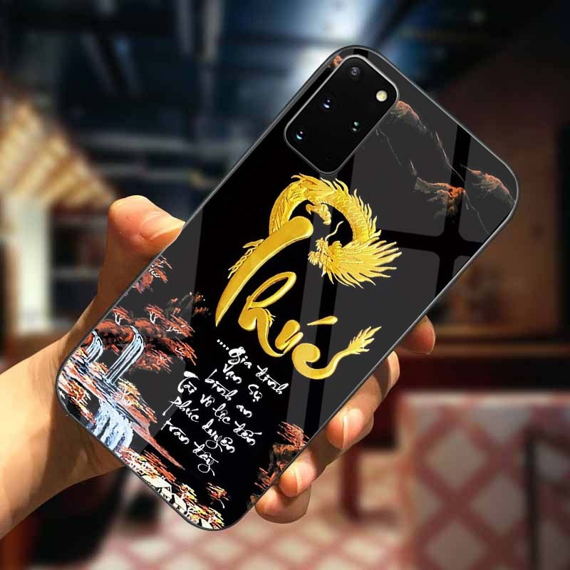Ốp Lưng SAMSUNG S20+, S20 FE Mặt Lưng Kính Cường Lực Sáng Bóng
