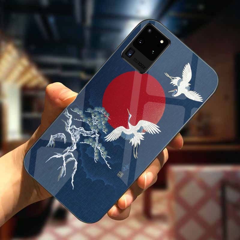 Ốp Lưng SAMSUNG GALAXY S20 ULTRA Mặt Lưng Kính Cường Lực Sáng Bóng