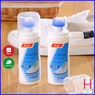 Chai tẩy trắng giày dép plac,nước tẩy trắng giày dép túi xách,lọ đánh giày vệ sinh giày trắng { H }