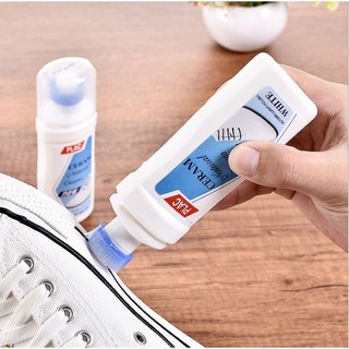 Chai tẩy trắng giày dép plac,nước tẩy trắng giày dép túi xách,lọ đánh giày vệ sinh giày trắng { H }