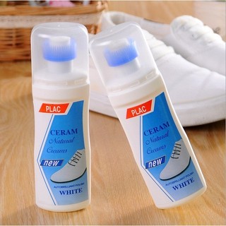 Chai tẩy trắng giày dép plac,nước tẩy trắng giày dép túi xách,lọ đánh giày vệ sinh giày trắng { H }