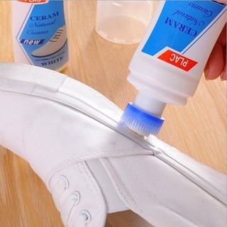 Chai tẩy trắng giày dép plac,nước tẩy trắng giày dép túi xách,lọ đánh giày vệ sinh giày trắng { H }