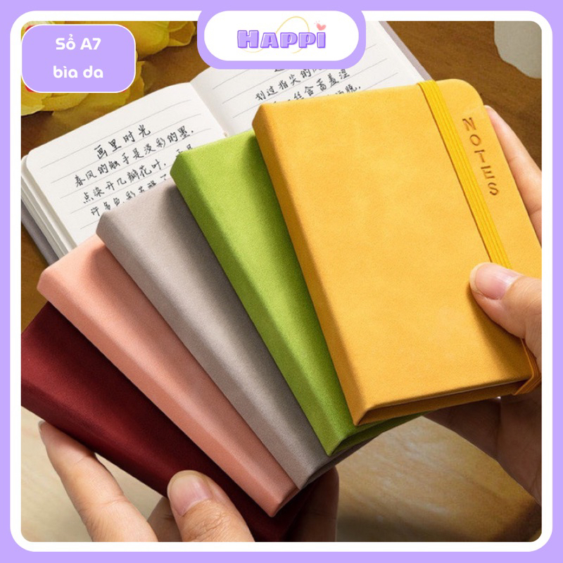 Sổ ghi chú cầm tay A7 nhỏ gọn tiện lợi HAPPI | Shopee Việt Nam
