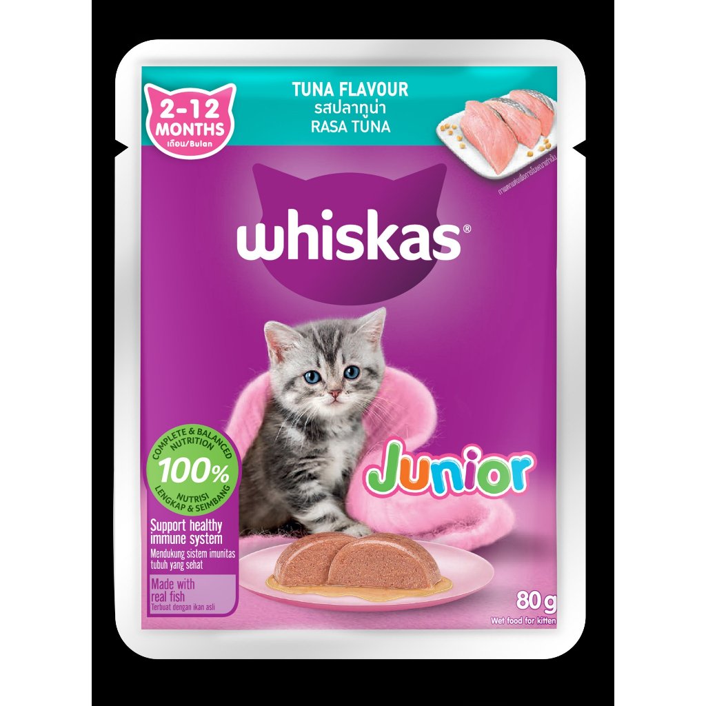 24 Gói Sốt Mèo Whiskas 80g / 70g Mix Vị Đa Dạng Cho Mèo Lớn Và Mèo Con Hỗ Trợ Dinh Dưỡng