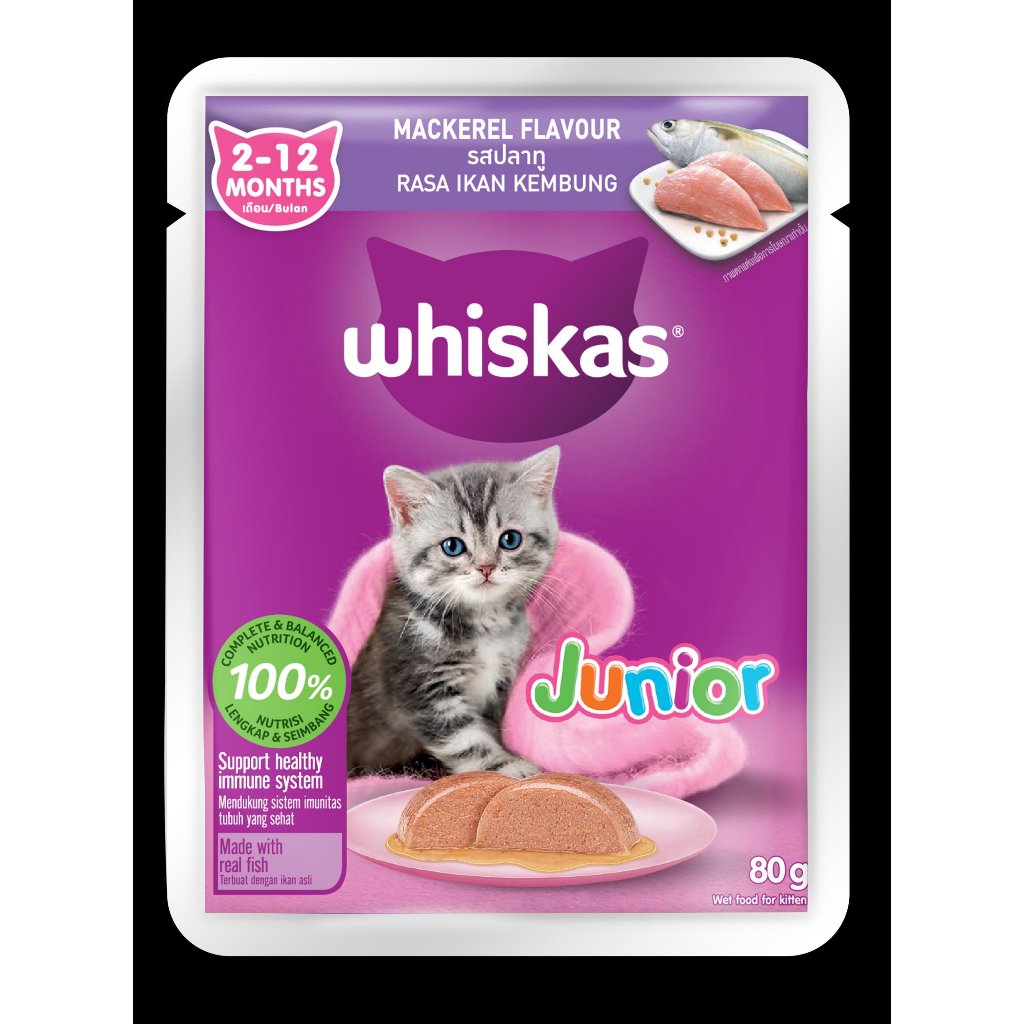 24 Gói Sốt Mèo Whiskas 80g / 70g Mix Vị Đa Dạng Cho Mèo Lớn Và Mèo Con Hỗ Trợ Dinh Dưỡng