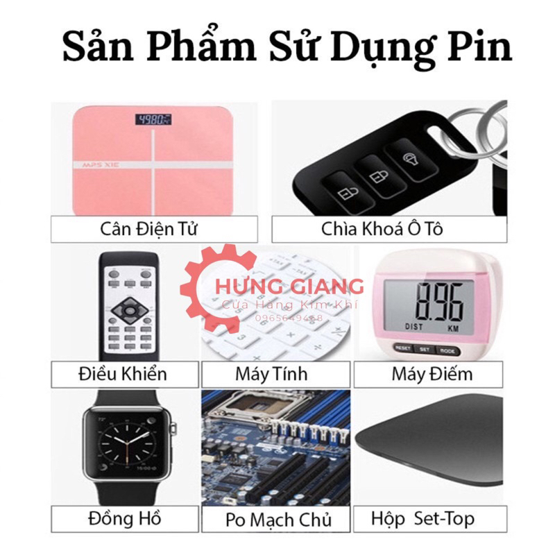 1 Vỉ 5 viên Pin Panasonic CR2016, CR1620, CR2025, CR2032,... pin điện tử chính hãng