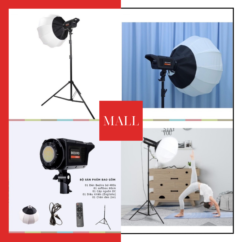 Bộ Đèn Bediro BD-400S LIVESTREAM Studio Công Suất Cực Lớn Hoco.