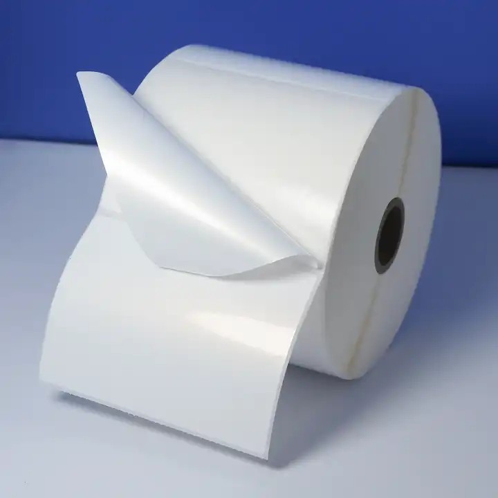 Decal nhiệt 100x50 Giấy In Nhiệt 100x100 giấy nhiệt 100*50 Có Sẵn Lớp Dán Tem Phụ Tem mã vạch 10x5 CUỘN LẺ
