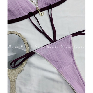 Set đồ lót không gọng, mút mỏng musline - Handmade by Mimi house