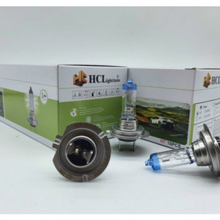 Combo 10 bóng đèn ô tô H7 HCL đầu xanh, Bóng đèn pha cos ô tô
