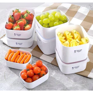Hộp nhựa đựng thực phẩm White Pack nội địa Nhật Bản dung tích 280ml / 900ml / 1000ml