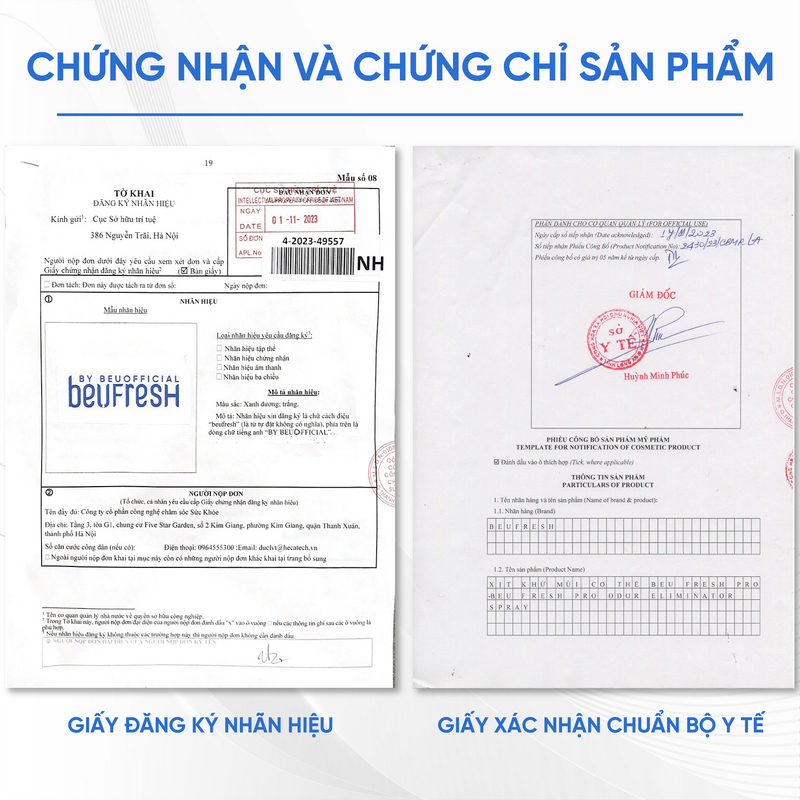 Ảnh Xịt khử mùi toàn thân BEUFRESH ngăn tiết mồ hôi, hạn chế mùi cơ thể 5ml 4