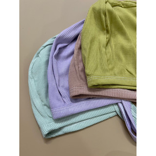 Mũ bonnet chất liệu thun tăm mềm mại cho bé