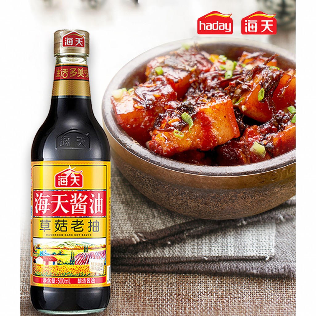 Hắc Xì Dầu Hải Thiên Hương Nấm (500ml) – Bí Quyết Cho Món Kho Chuẩn Vị Hoa