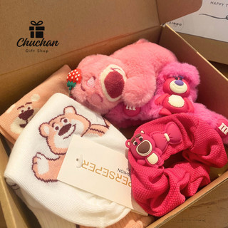 Set Quà Tặng Sinh Nhật Cute LINDOria, Quà Tặng 20/10, 8/3, Sinh Nhật, Kỷ Niệm, Phụ kiện Gấu Dâu