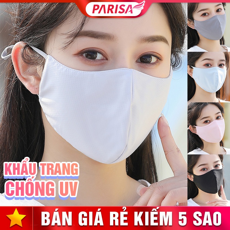 Khẩu Trang Vải Nam Nữ Sunny Chống Nắng Chống UV 3D Vân Sần Form Đẹp ...