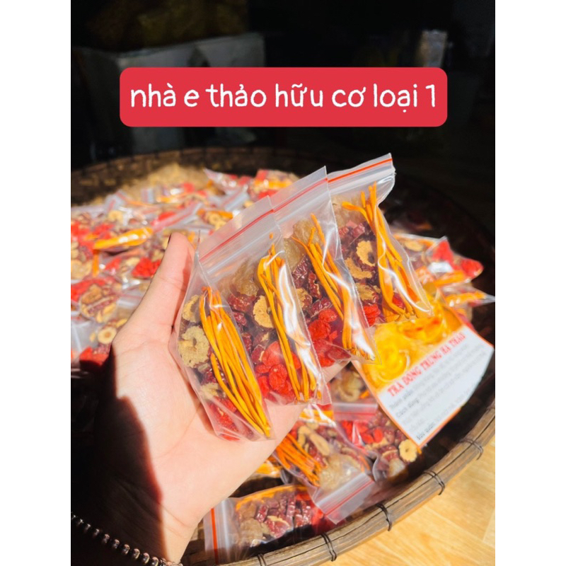 Trà Đông Trùng Tứ Vị(Kỷ Tử, Táo Đỏ,Long Nhãn..) Túi 20 gói