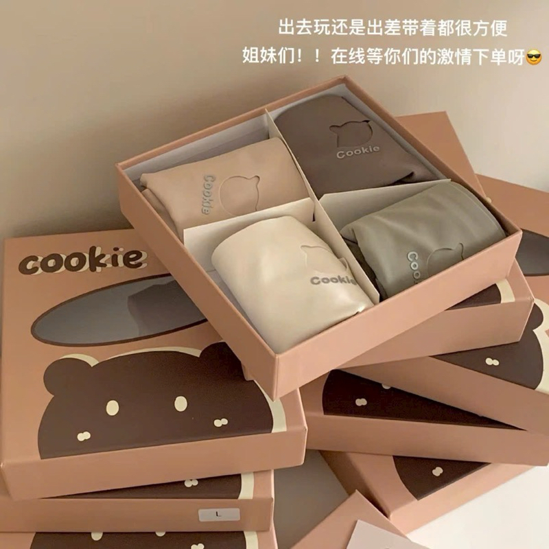 HỘP 4 QUẦN LÓT GẤU COOKIE ĐÚC SU KHÔNG VIỀN