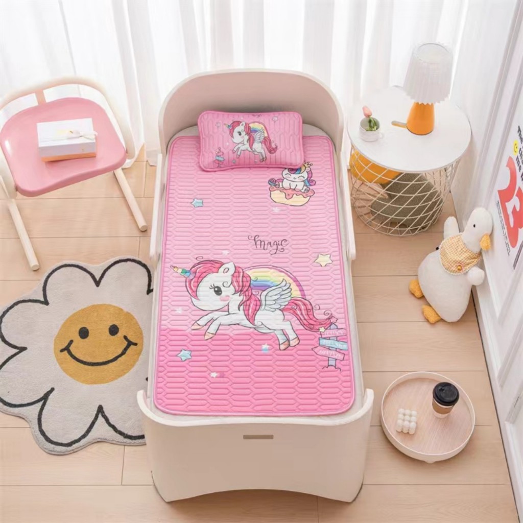 ( Tặng GỐI  khi mua Chiếu Điều HÒA Cao Su Non 5D Cho Bé ngủ ngon