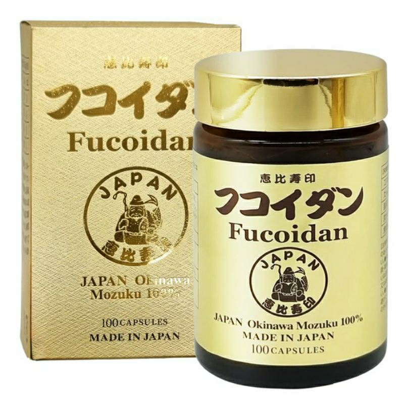 Tảo nâu Okinawa Mozuku Fucoidan Chính Hãng Nhật Bản. Hộp 100 viên ...