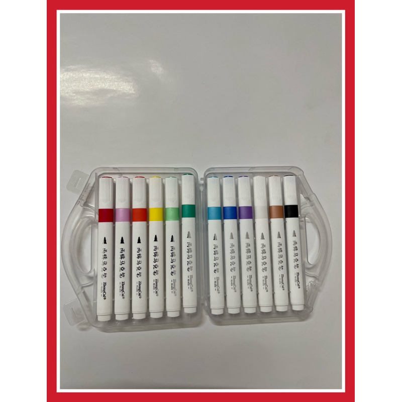 MÀU DẠ ACRYTIC MARKER FD602 12 MÀU - VPP QUỐC HUY.