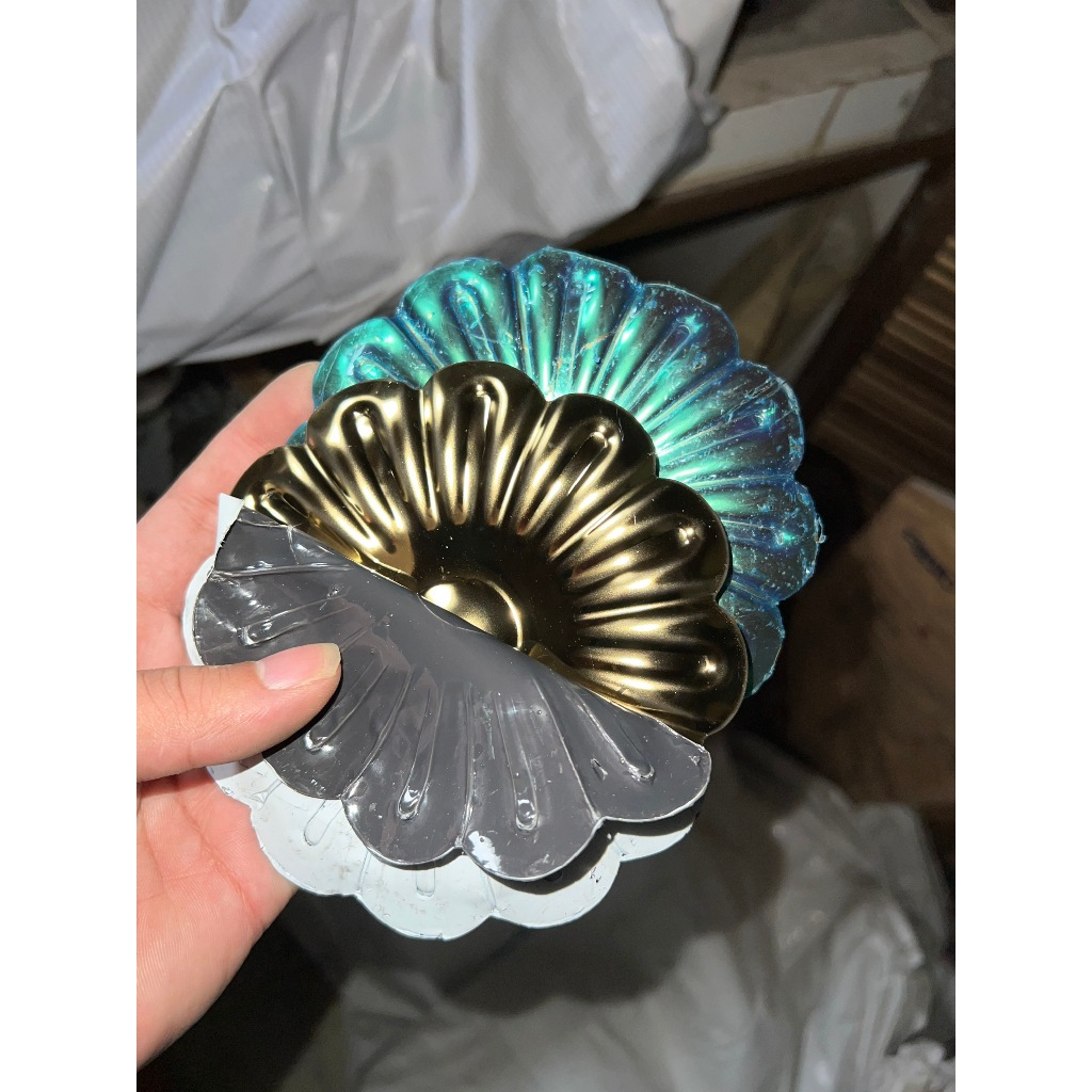 Hoa sắt mỹ thuật cúc 6,9,12 inox 304 mạ vàng | Shopee Việt Nam