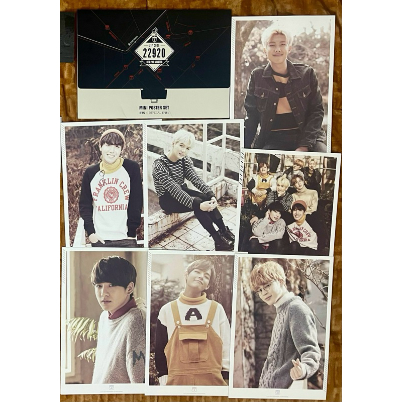 ★新品未開封★ 防弾少年団 2nd Muster 22920 ミニポスターセット テテ トレカ 8枚セット 防弾少年団 BTS 2nd Muster 22920 ミニポスター