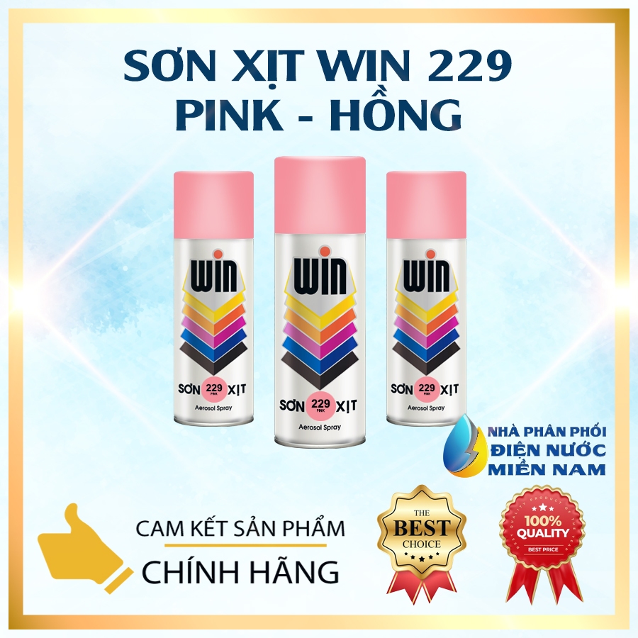 Sơn Xịt Win Mau Khô Chất Lượng Cao Thương Hiệu TOA Việt Nam Color 229 ...