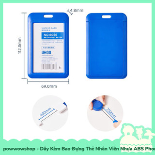 [Sẵn VN - Hỏa Tốc] Dây Kéo Rút Kèm Bao Đựng Thẻ Nhân Viên / Học Sinh / Sinh Viên Nhựa ABS Phong Cách Đơn Giản Tinh Tế