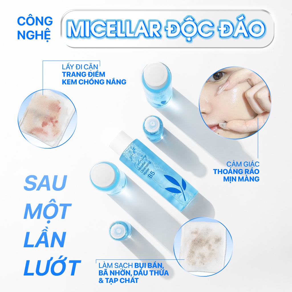 Ảnh 2 Nước Tẩy Trang B5 Fullsize Làm Sạch Sâu, Dịu Nhẹ, Dưỡng Ẩm Cho Mọi Loại Da 400ml GUO 4