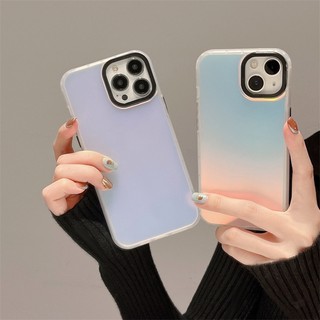 Ốp Lưng Iphone Trong Suốt Mặt Nhám Đổi Màu Gradient Dành Cho iP 6/7/8/plus/x/xr/xs/11/12/13/14/15/16/17/pro max - dm196