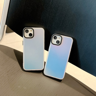 Ốp Lưng Iphone Trong Suốt Mặt Nhám Đổi Màu Gradient Dành Cho iP 6/7/8/plus/x/xr/xs/11/12/13/14/15/16/17/pro max - dm196