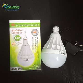 Bóng đèn Led tích điện siêu sáng kèm cục sạc Thái Lan