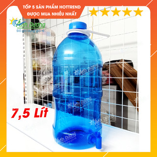Bình đựng nước 7,5 lít Việt Nhật kèm vòi - Bình đựng nước xanh