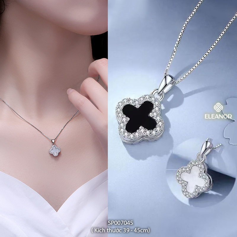 Ảnh Dây chuyền nữ titan Eleanor Accessories đa dạng kiểu dáng phụ kiện trang sức vòng cổ thời trang 4731 4